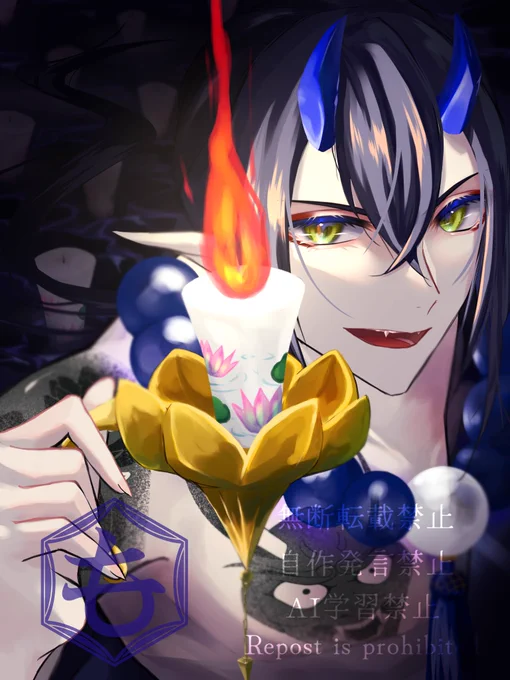 #芸術の秋ということで作品あげてるアカウントフォローしませんか和と妖が好きです 