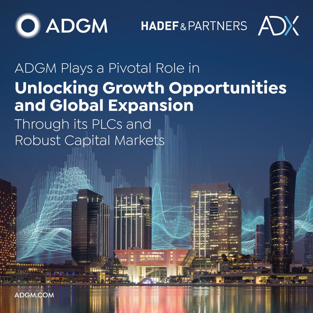 #ADGM is committed to fostering a world-class business environment and proudly hosts two of the world's top ten IPOs within its dynamic ecosystem, listed on the #AbuDhabi Securities Exchange (ADX). In ADGM, businesses can use our Public Limited Companies (PLCs) as their listing