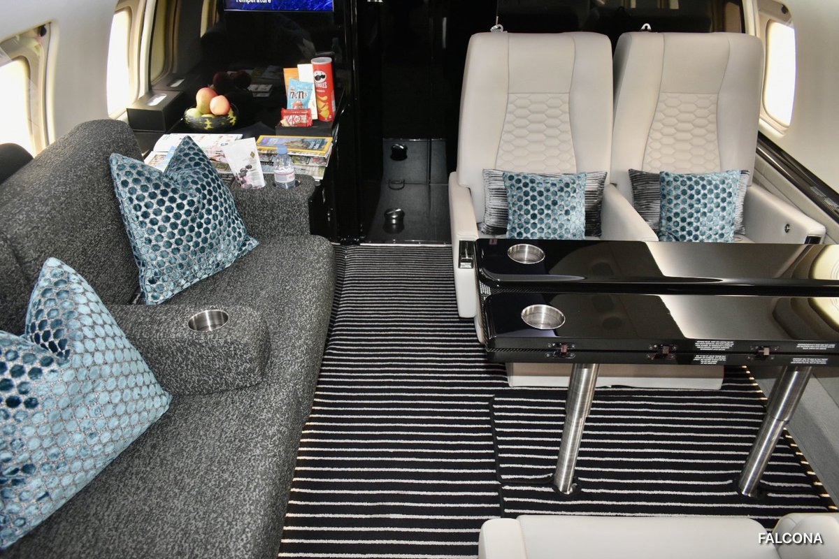 The Bombardier #Challenger604 private jet has a generous stand up  cabin, large windows for optimal cabin light and seating for up to 12 people. It’s capable of flights, up to 8 hours. 

#falcona