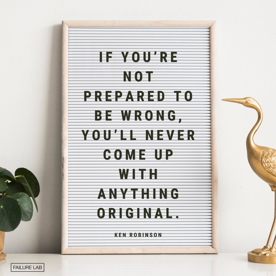 FailureLab's tweet image. Intelligent failure is necessary for innovation. 

#failurelab #innovationlab #designthinking #intelligentfailure