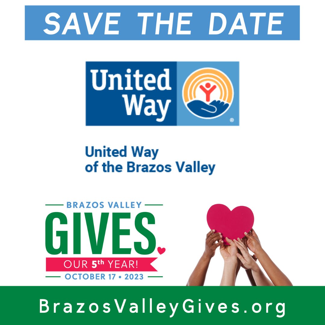UnitedWayBV's tweet photo. Mark your calendar! Donate to United Way through @BVGives on October 17th! Don't want to wait? You can donate NOW at https://t.co/aW8hhdoCOA
#bvgives https://t.co/U6eBGQ7Ud8