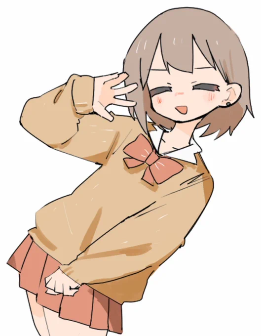 ギャルの吾妻さん@ yankton_pdからのお題で描いてみた 