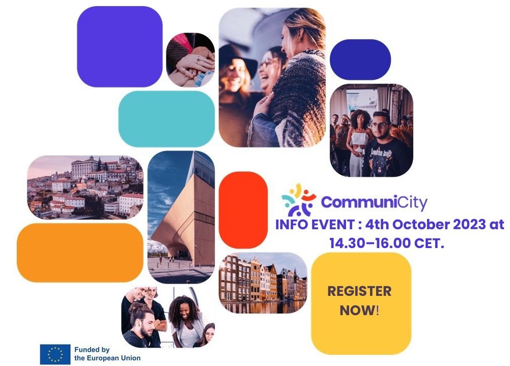 communi_city's tweet photo. 🌐 Calling all innovators! Join the #CommuniCity Info Event on Oct 4, 2023, 14:30–16:00 CET. Learn about Open Calls, city challenges, and the application process. Ready to shape the future? Register now: https://t.co/XvhaK9mLP0 🔗#SmartCities #Amsterdam #Porto #Helsinki https://t.co/RyunFncDyd