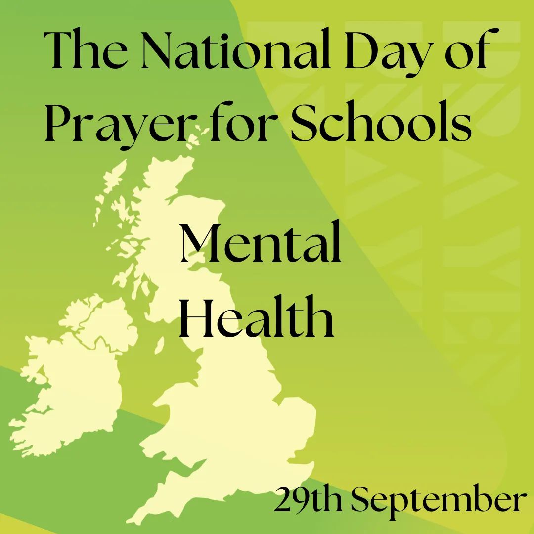 About 1/5 pupils have a diagnosable mental health condition, that’s six in an average class. Pray for pupils who struggle with all aspects of mental health, for staff who are doing their best to support. Pray peace &amp; freedom from worry for this generation &amp; for more support them.