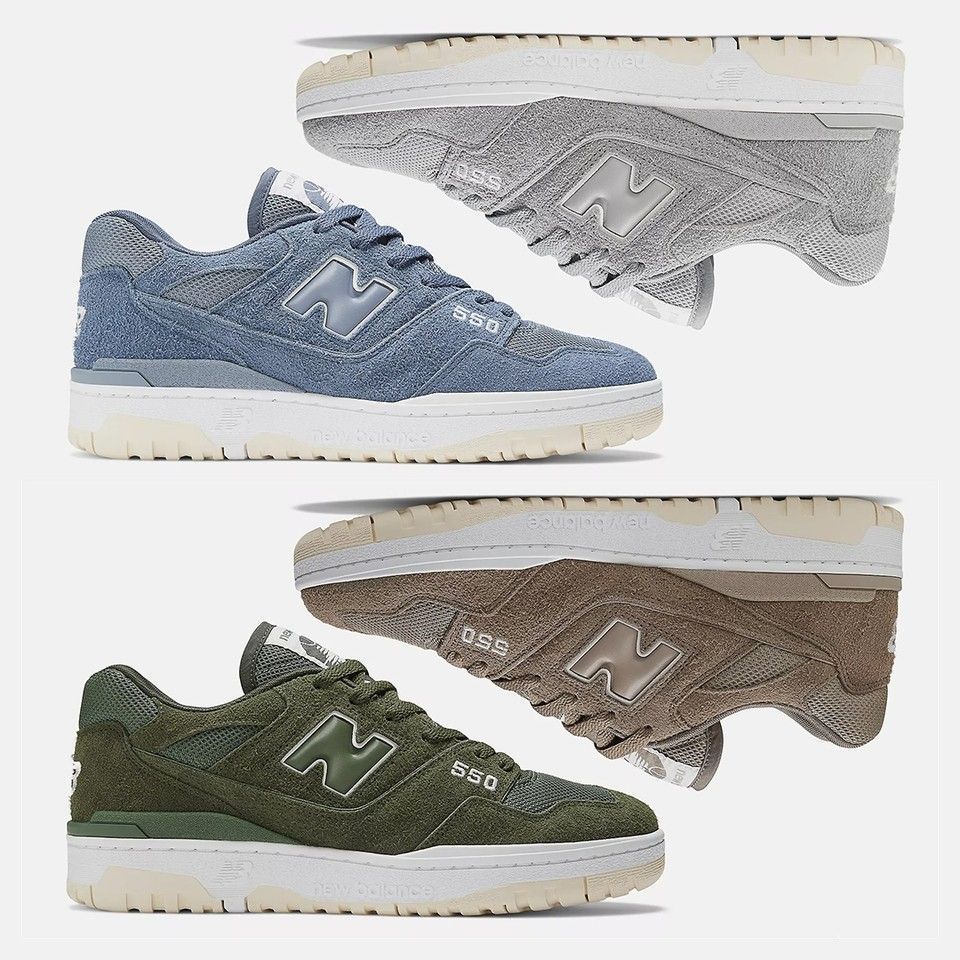 JustFreshKicks's tweet photo. Releasing at 10AM EST
New Balance 550 'Suede Pack'

Kombu:https://t.co/25I6VwwHpz
Mushroom:https://t.co/JUg5iy3ujA
Concrete:https://t.co/p0BFI30KJS
Indigo:https://t.co/FGhZI5UGZR https://t.co/aWIZIxBMEB