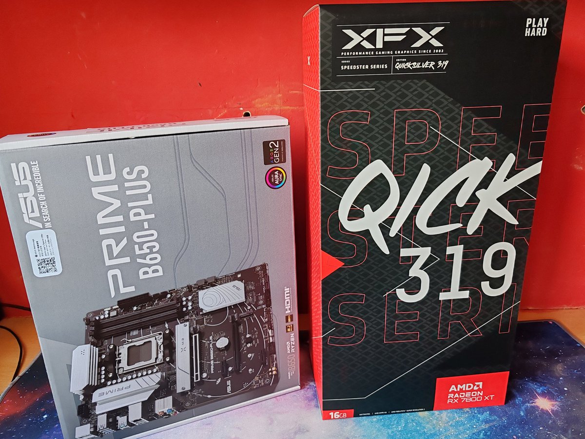 Then the AMD Radeon 7800xt arrived...