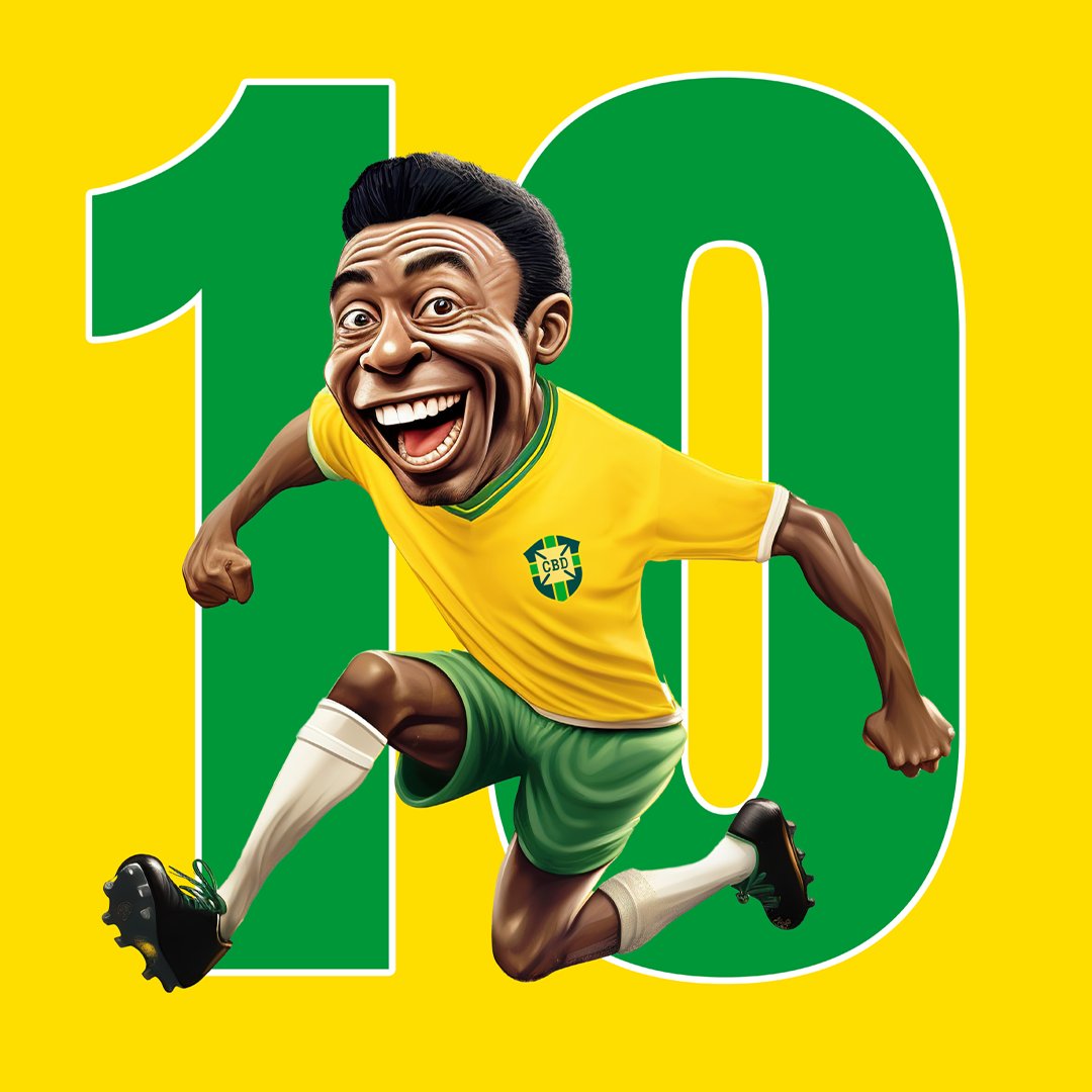 CaricaStars's tweet photo. The and only #pelé 🏆👑

#Brazil #futebol #cbf #footballlegends #calcio #fifa #pele #maradona #brasil https://t.co/1oppiKTXJh