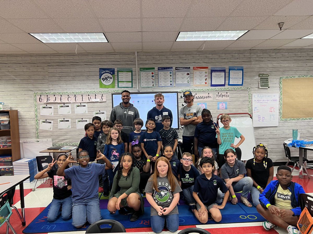 GSW_Baseball's tweet photo. The guys giving back to the community this morning by reading at our local elementary and pre schools! #MoreThanAGame https://t.co/rHecpgSAWw