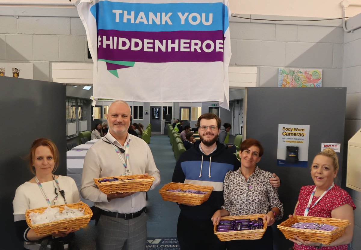 Today at HMYOI Wetherby on #HiddenHeroesDay  2023,  we celebrate and support our staff and all frontline #HiddenHeroes  . You all do an amazing job. Keep up the good work! 👏🙌👏🙌👏 @ButlerTrust