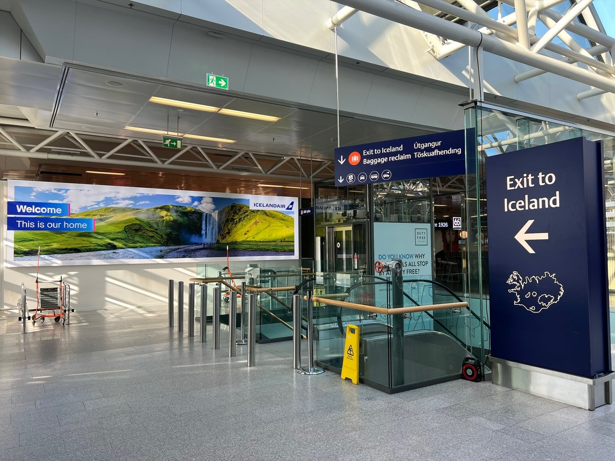 carolpucci's tweet photo. So much for staffing shortages. @icelandair9 has aircraft shortages! The reason our flight from Reykjavik to Rome is delayed 7 hours…so far. Not fun killing time in one of Europe’s most expensive airports #airlines #travel #iceland https://t.co/4yOIegLbgK
