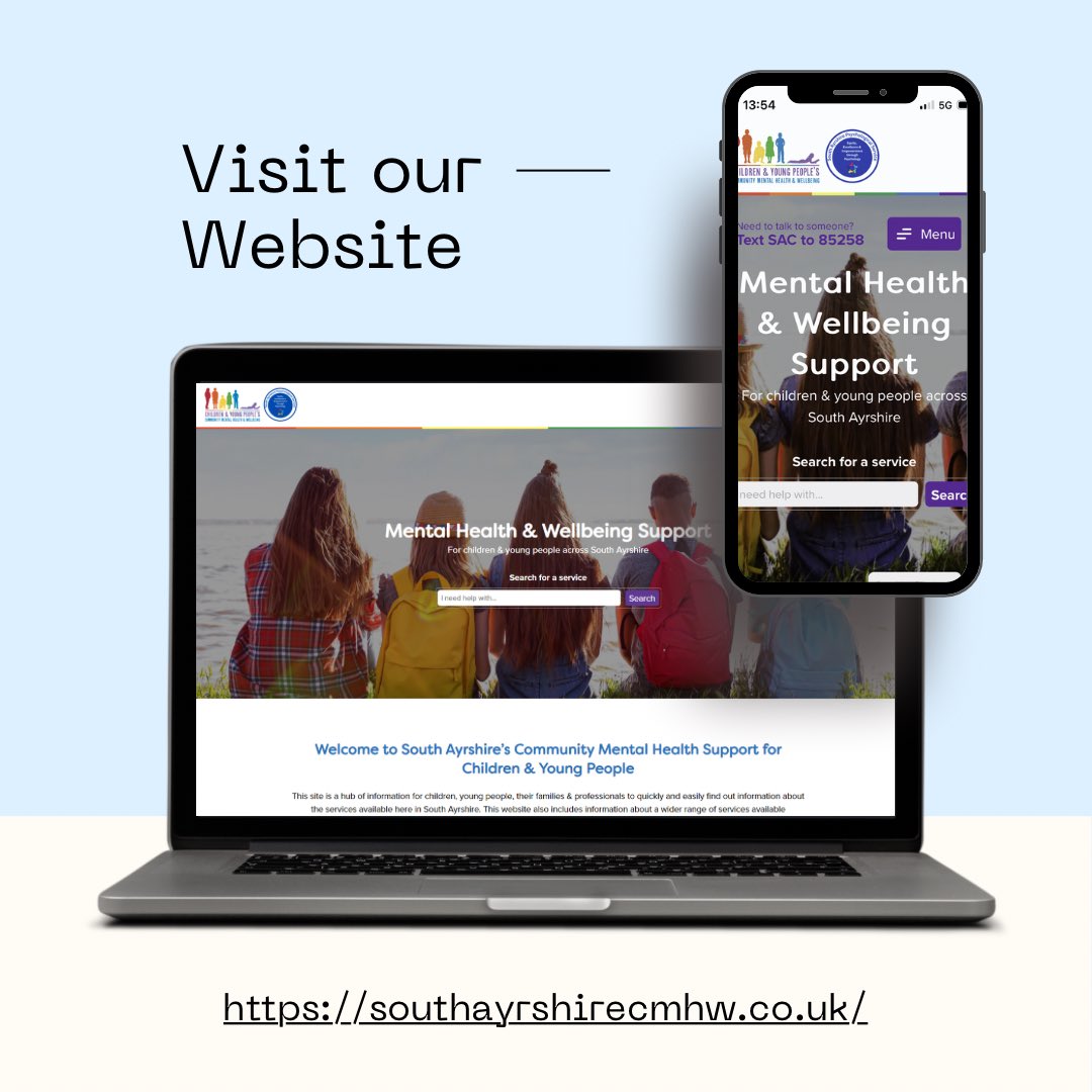 SouthAyrEPS's tweet photo. Did you know we have a website for community mental health? Visit https://t.co/itJiDwyrMz for a list of mental health services, resources, useful websites and more. https://t.co/uzCCgatSx4