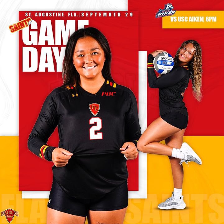We’re baaackkk🏠

📍 Flagler Gym
⏰ 6 p.m.
🆚 USC Aiken
📊pbcsportsnetwork.com/flagler/
📺flaglerathletics.com/sidearmstats/w…

#GoSaints