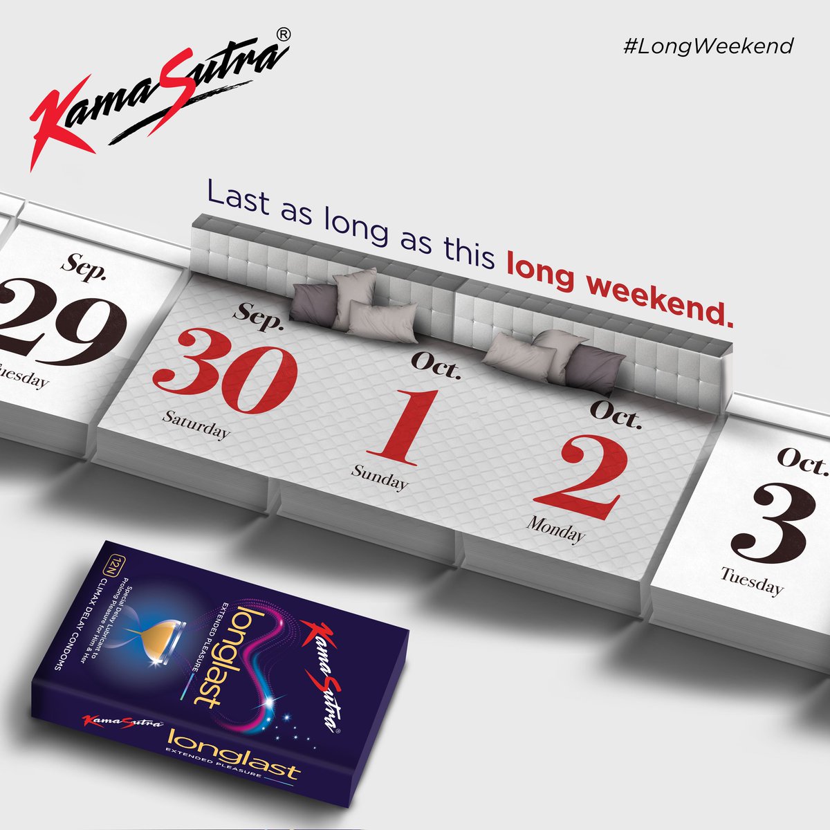 Lights off! Curtains closed! Nonstop action!

#MoreThanIntercourse
#KamaSutraCondomsIndia #condoms #protection #pleasure #topicalspot #topical #trending #MakeLoveLastLonger #longweekend
