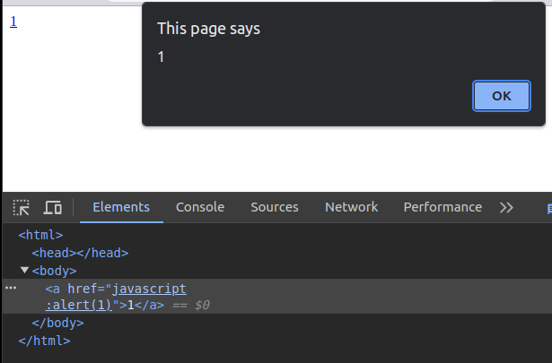 dotchloe's tweet photo. @7odamoo Can you provide more info? Can you control a href value in an A tag? If so, '\t', '\n' and '\r' are allowed to be after "javascript" and ":" - so "javascript\n:" is valid in Chrome. https://t.co/dbOV6tNj2z