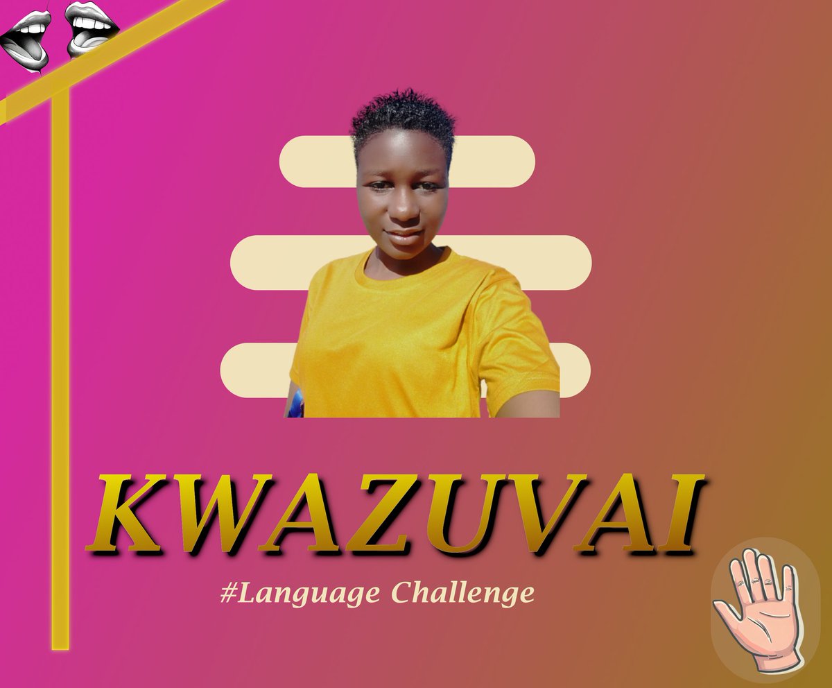 TechieTateh's tweet image. #CanvaDesignChallenge
Hello in Shona