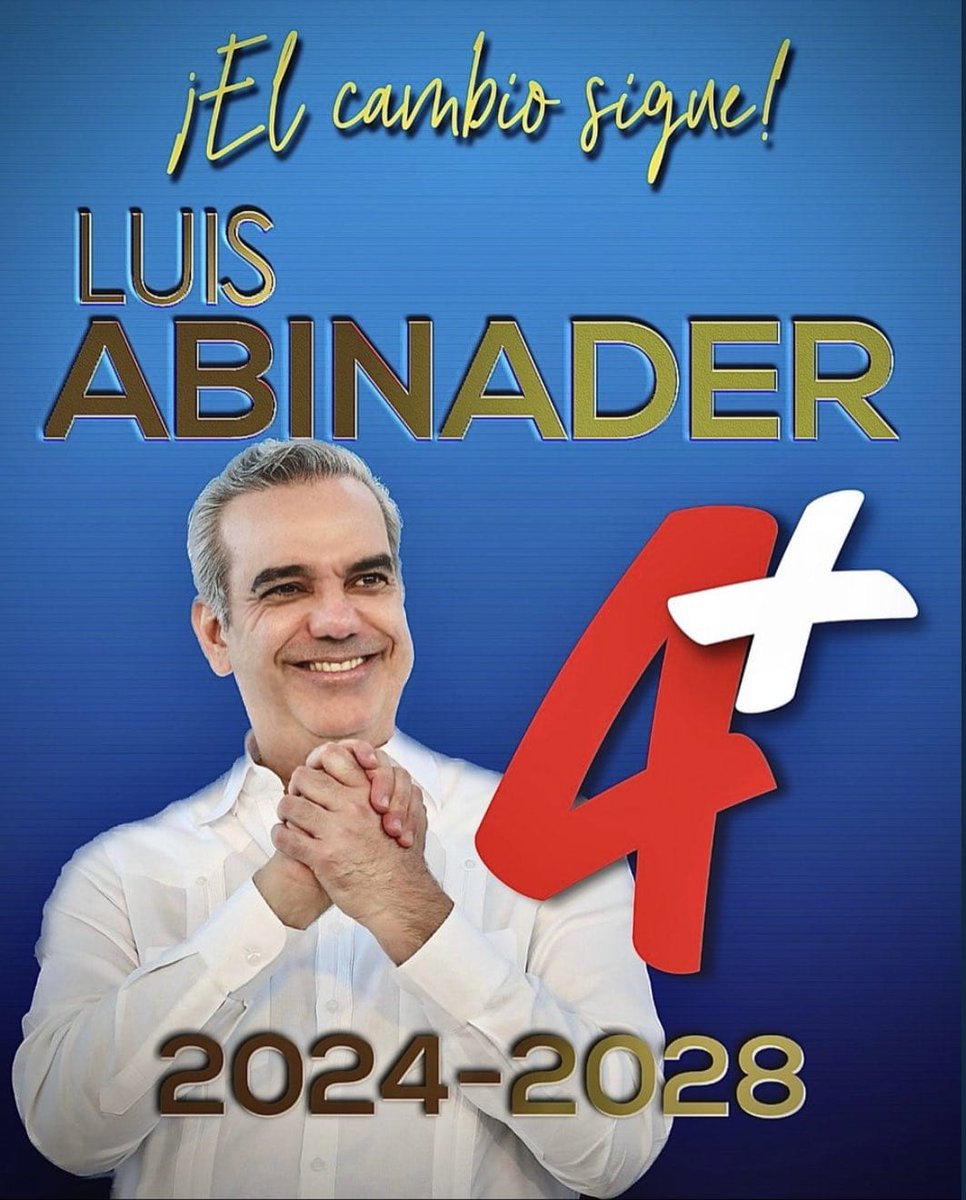 #AbinaderEsLaVuelta 
La mejor garantía de confianza y trabajo la representa abinader.
#AbinaderEsLaVuelta