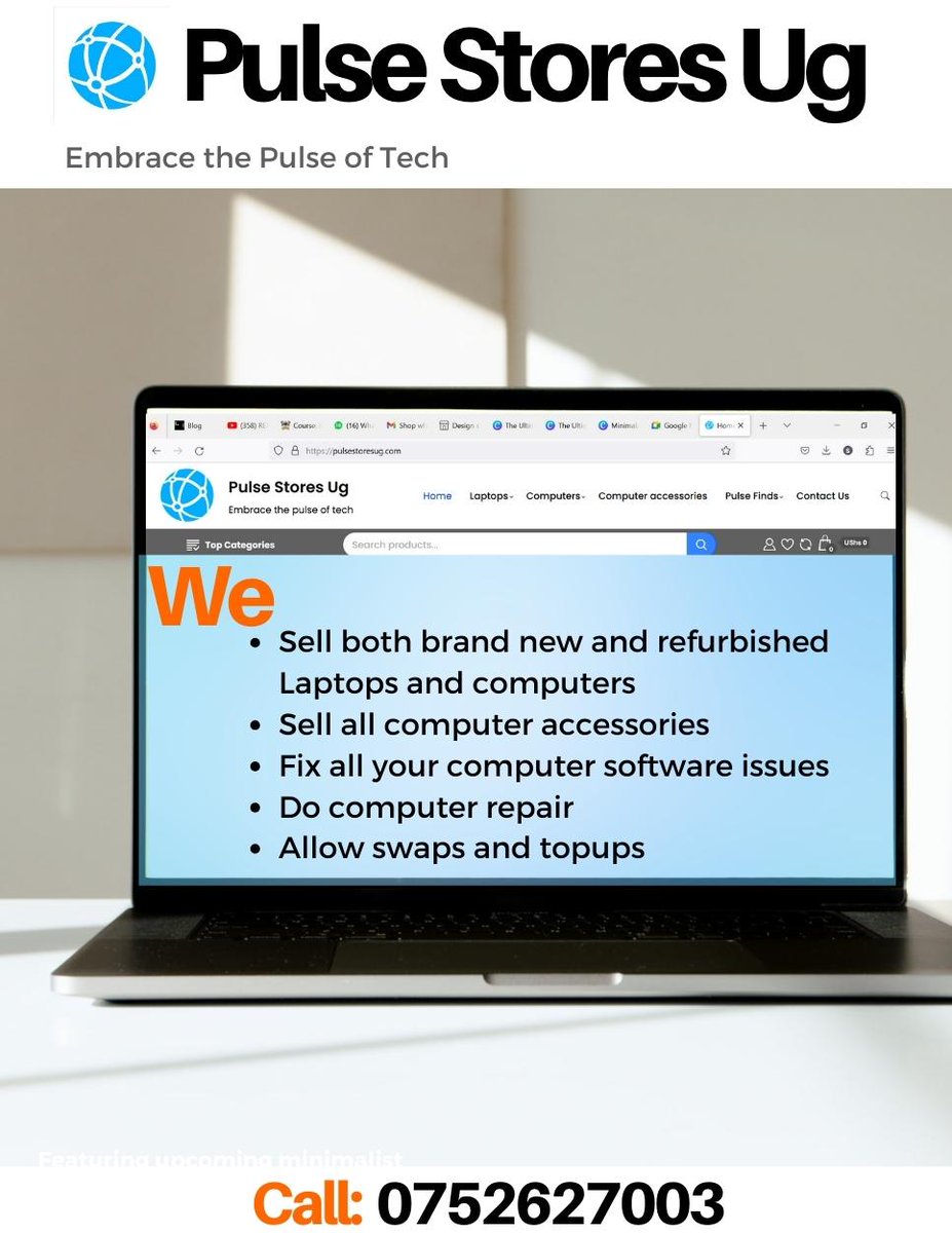 kukiriza_sinai's tweet photo. We are Pulse Stores Ug
#EmbraceThePulseOfTech https://t.co/0ZYNmueKUz