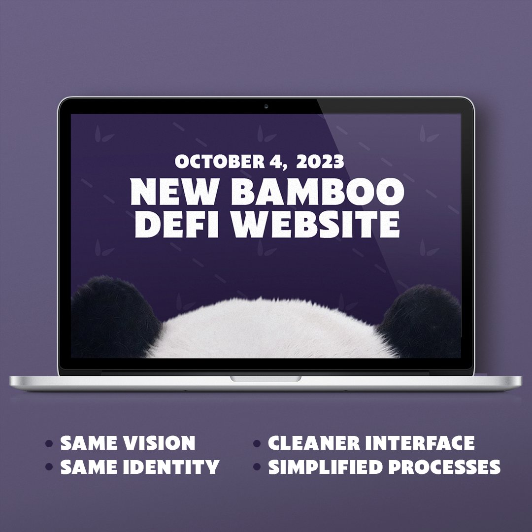 🐼It's HAPPENING!

🗓️Save the day, Bamboo lovers out there: Our new website is being released next Wednesday, October 4!

🔉Stay tuned!

#FutureWithBamboo #ExploreBambooUX