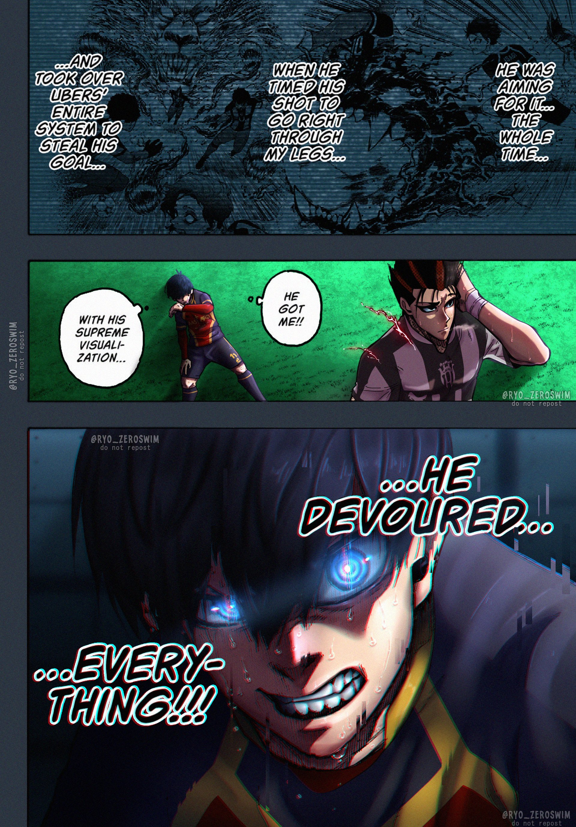 egoist striker  ryozeroswim: blue lock chapter 139 page 18