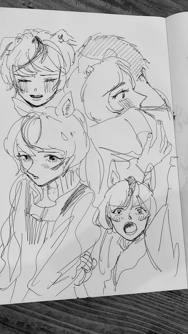 ネイチャの手癖定まってきました…

これで漫画描ける気がしてきた😭 
