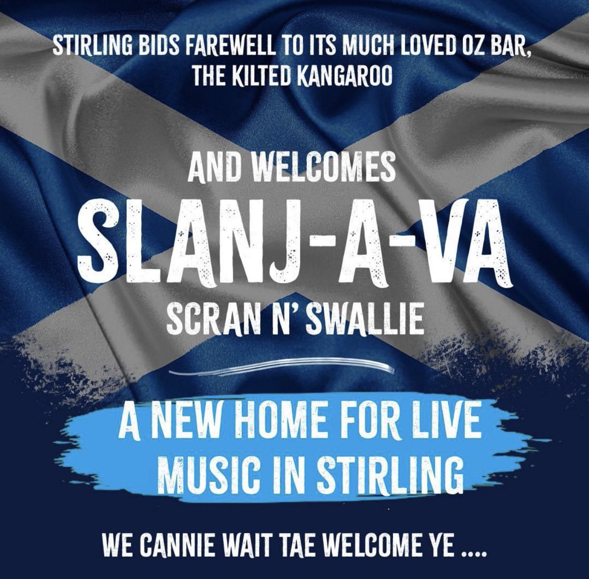 NewsStirling's tweet photo. BREAKING: Entire local area is broken and trying to hold it together over rebrand. https://t.co/IYW3wIF0fW