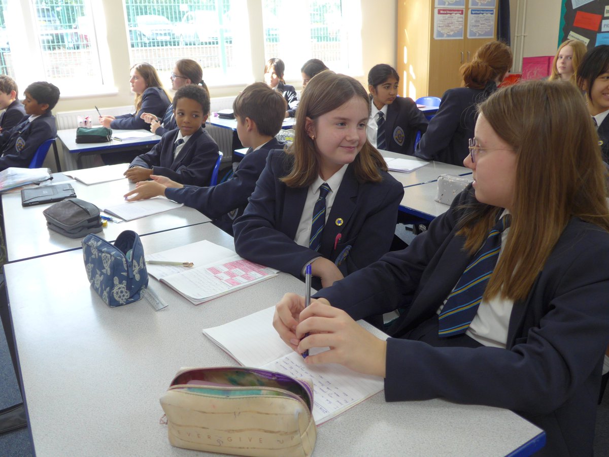 sirjohnlawes's tweet photo. There was thoughtful discussion happening in Year 8 RE lesson, debating whether Moses was a good man and a good leader - helping to strengthen their learning about different religions. #RElesson https://t.co/RmGNVuPJBJ