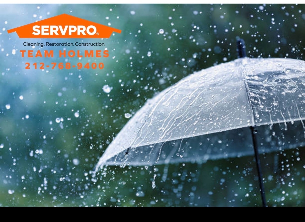 Heavy rains are expected this weekend in the NYC Metro area. Protect your property and peace of mind with Servpro Team Holmes. 

Our crews are on standby 24/7 for any and all emergencies. Don't let water damage catch you off-guard. 

Call us anytime at 212-768-9400. 

#servpro