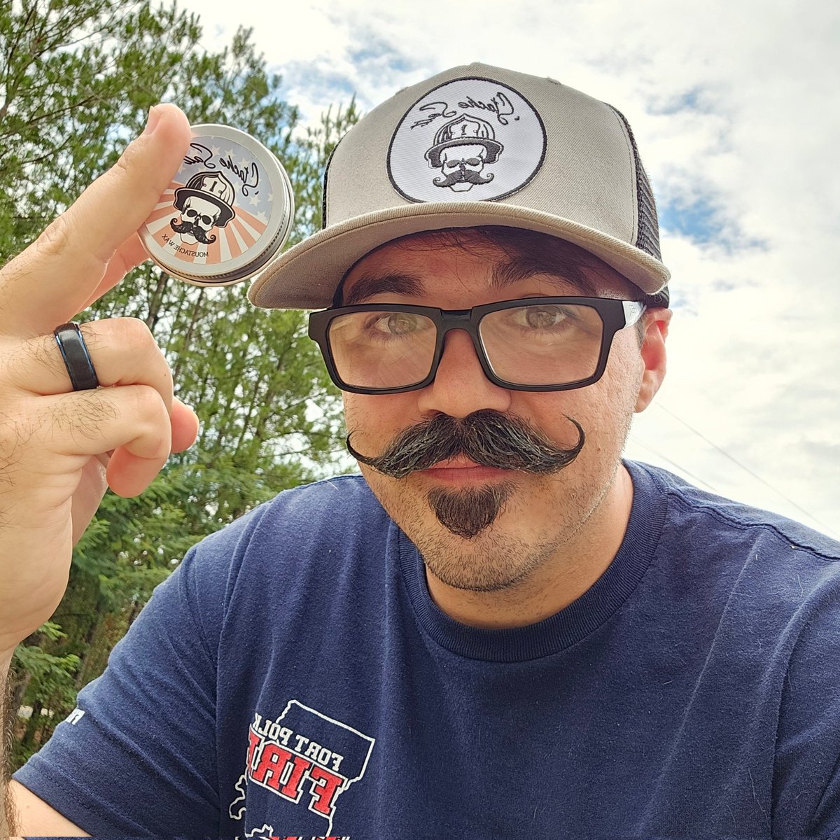 This smooth bore mustache wax from <a href="/stachesalt/">‘Stache Salt</a> has great hold with very little heat needed