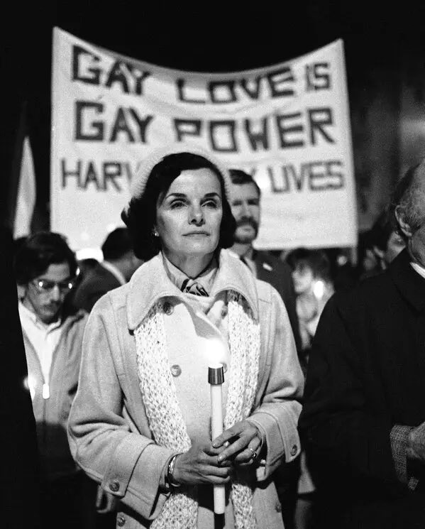 lgbtequalitypac's tweet photo. We are deeply saddened to learn about the passing of Senator Dianne Feinstein, a trailblazer and icon in American politics.

She stood up for the #LGBTQ when few others would. 

We are eternally grateful. https://t.co/eVddr7I5hn