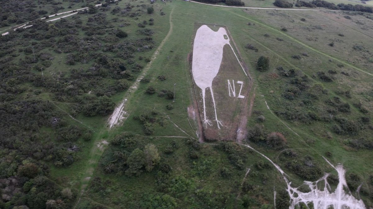 Need 100 tonnes of chalk delivered up a hill – and then spread 400 feet across the iconic 'Bulford Kiwi'?

Not a problem for soldiers from <a href="/QG_SIGNALS/">QG SIGNALS</a>, <a href="/NZDefenceForce/">NZ Defence Force</a>, an RAF Chinook and a host of local volunteers armed with shovels 🇬🇧 🇳🇿 💪

Read more ⬇️
army.mod.uk/news-and-event…