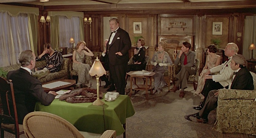 45 years ago today, the all-star supporting cast film adaptation of #AgathaChristie's mystery novel, #DeathOnTheNile, directed by #JohnGuillermin, adapted by #AnthonyShaffer, and starring #PeterUstinov as Detective #HerculePoirot, opened to mostly positive reviews in US theaters.