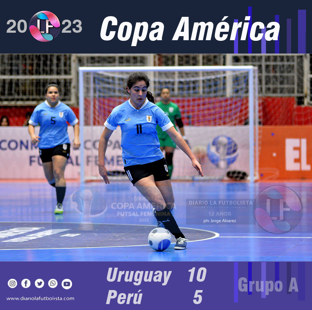 DiarioLaFutbol's tweet photo. Copa América Futsal Femenina: Fase perfecta
Argentina goleó a Colombia, 4-1 y finalizó la zona A como líder con puntaje ideal. Goles: Mailén Romero, Sofía Florentín, Agostina Chiesa y Ana Ontiveros. En semifinales se medirá ante Venezuela. 
https://t.co/SszoMT3QZn @_Jorhead https://t.co/yOcffAhoDG