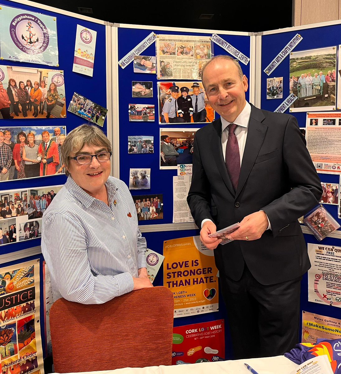 MichealMartinTD's tweet photo. Pleased to be in Cork today for @Pobal’s 30th anniversary - a significant milestone.

I've no doubt Pobal will thrive for years to come &amp; continue its vital role, in partnership with the Government &amp; communities, to foster an equal &amp; inclusive society where nobody is left behind. https://t.co/qiE24dUzVt