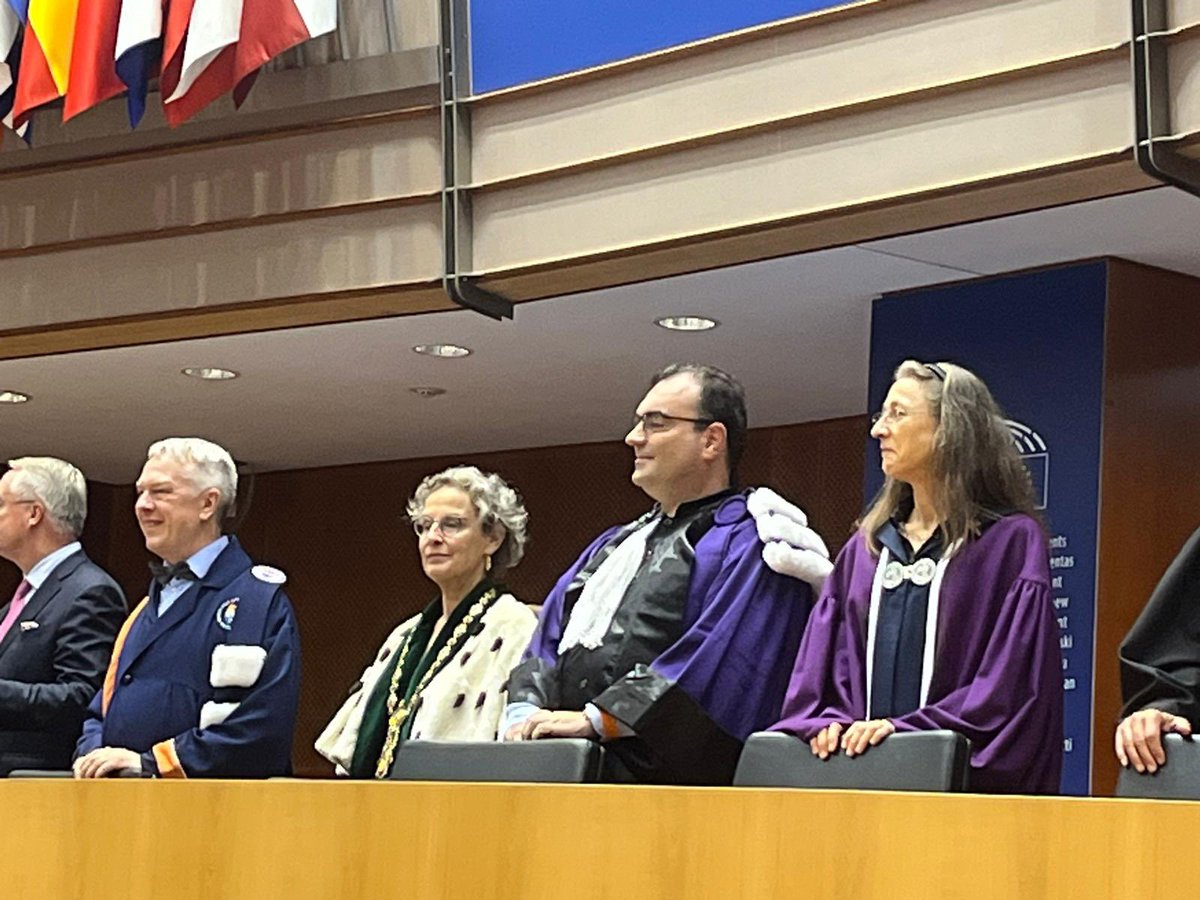 #EUTOPIA did it! The joint Opening of the Academic year 2023-24, on the invitation of <a href="/VUBrussel/">VUB</a> at the European Parliament. The alliance is also signing here today the statute creating a legal entity. #europeanuniversities #AOVUB2023