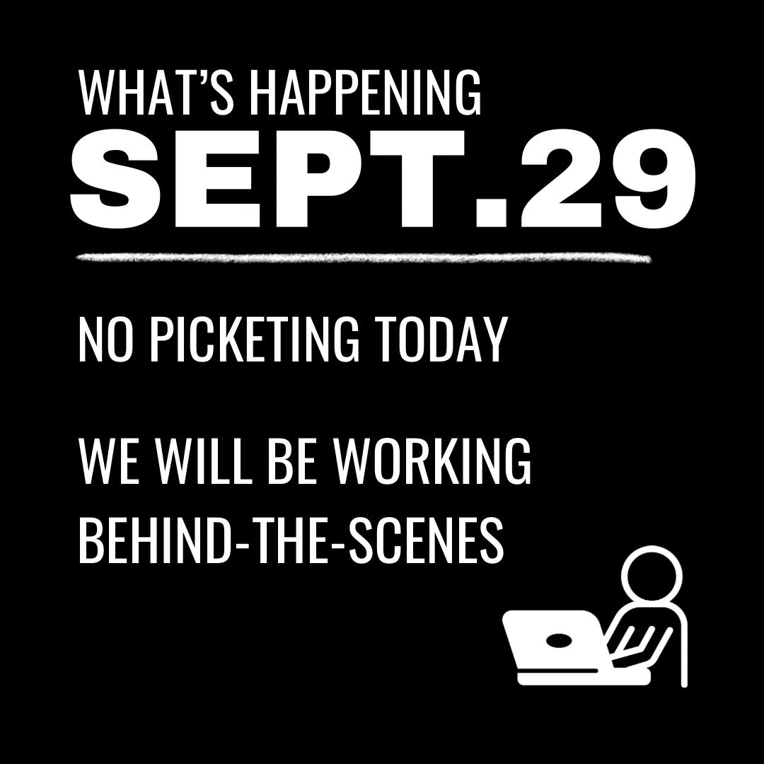 We are the end of WEEK 6. Please note that we will be working behind-the-scenes today and will not be at the TVO building.

#FundTVOLikeItMatters #tvo #ONpoli #SummerofStrikes #enoughisenough