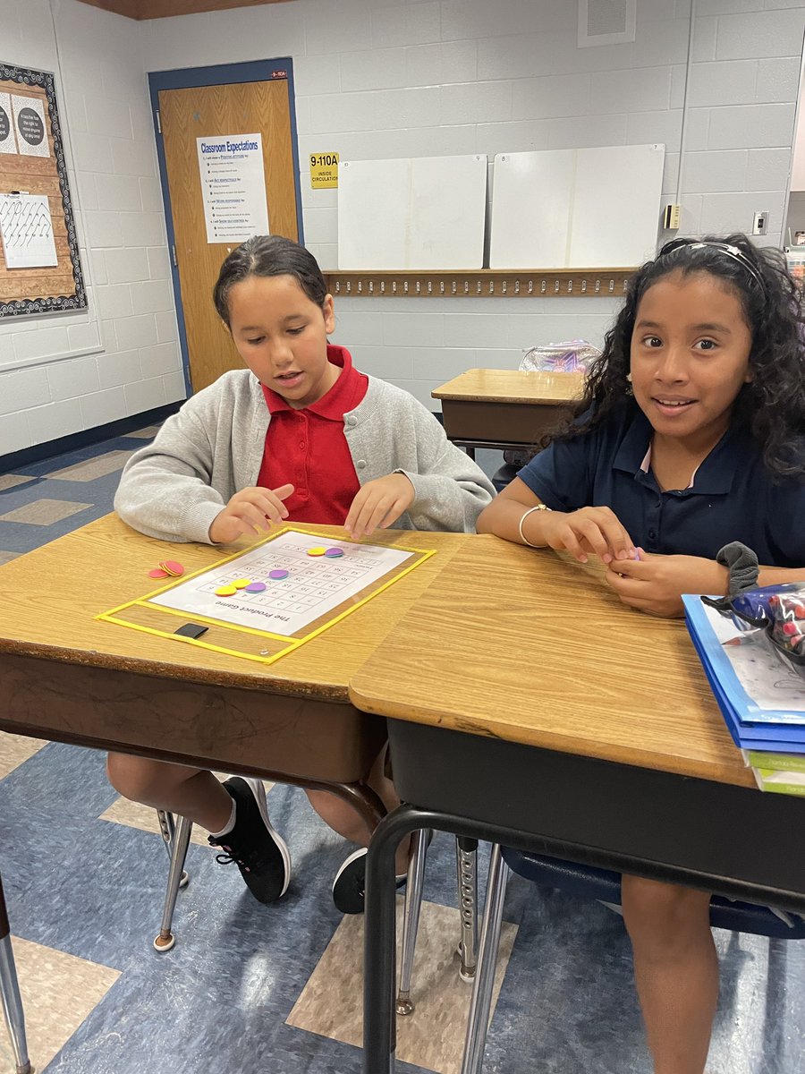 Learning how to play the product game to practice our math facts! <a href="/LelyLionsRoar/">Lely Elementary</a>