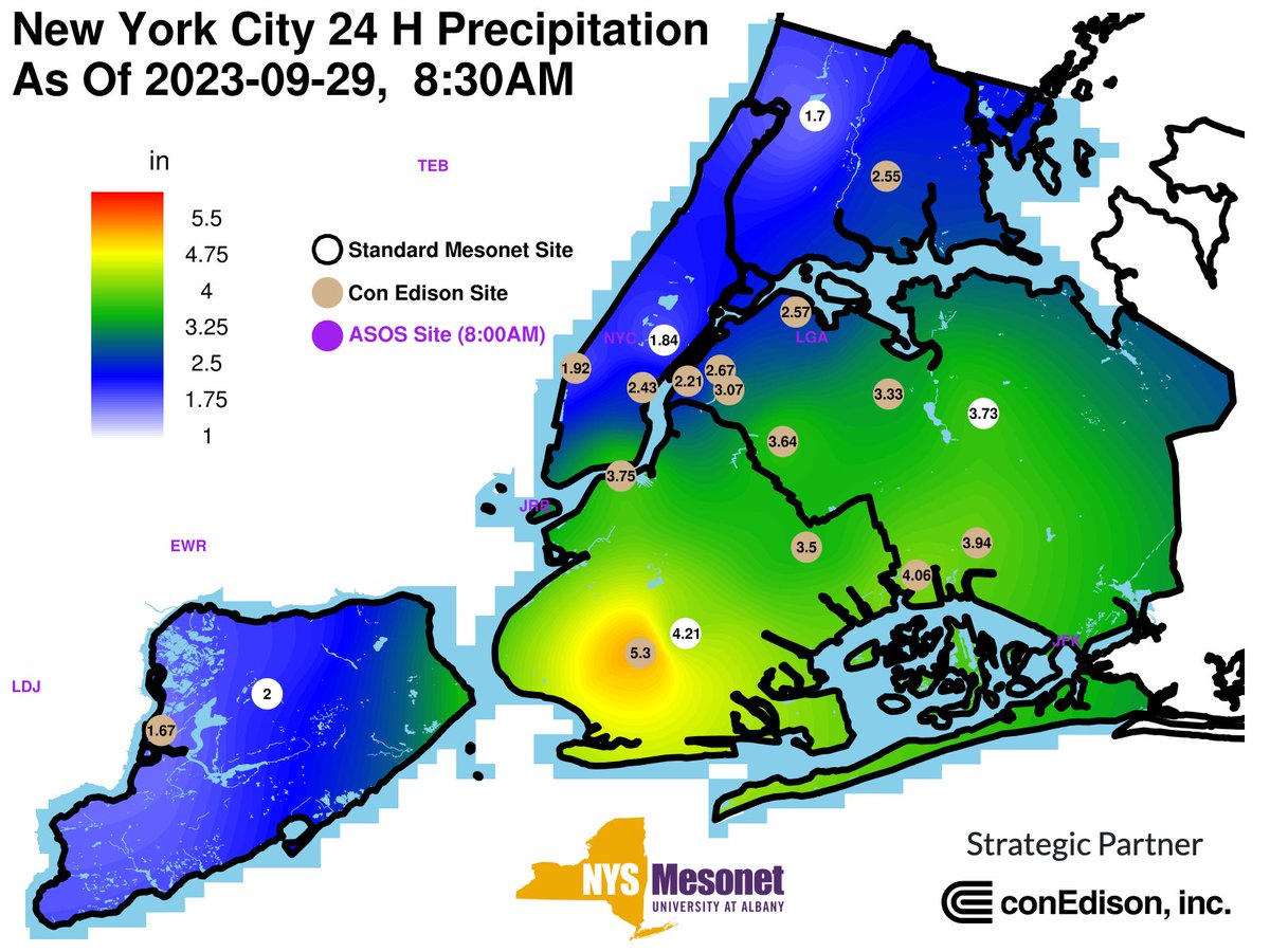 Brooklyn is seeing some of the heaviest impacts of this rainstorm — all Brooklynites should be extremely careful right now.