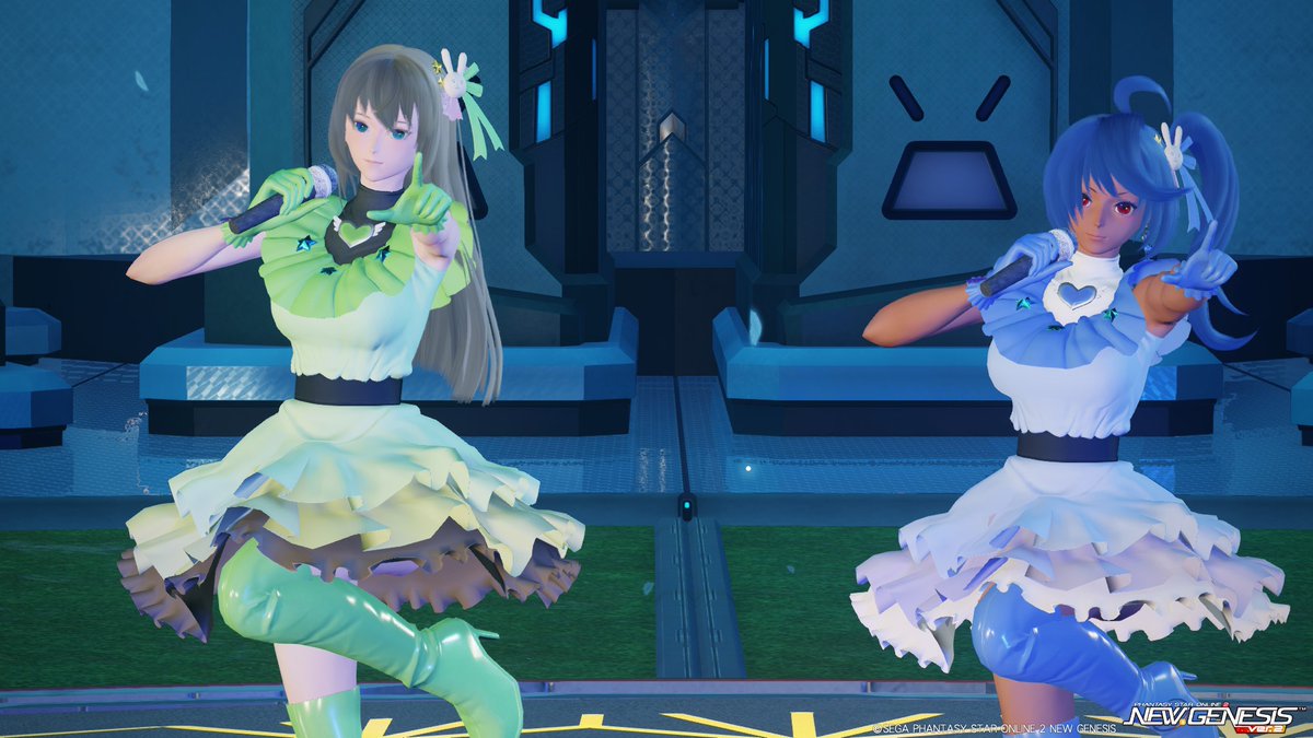Grass_Leo_Cat's tweet photo. アイナ&マノン 推しの子コラボ②
引き続き、アイのポーズの別バージョン。
もうすぐ、キャラソンでデュエットもあるので楽しみ
#PSO2
#NGS
#PSO2NGS
#PSO2NGS_SS
#NGS_NPC
#Aina
#Manon https://t.co/44Vk0GypXT