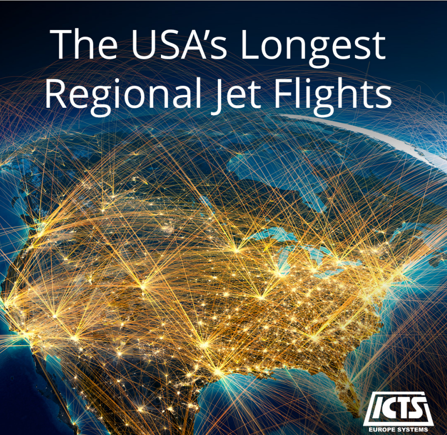 ICTSEUROSYSTEMS's tweet photo. Which are the USA’s Longest Regional Jet Flights?

Click to see the full list ➡️ https://t.co/5MqeN6bKpA

#verification #automation #travel #aviation #tourism #immigration #technology #innovation #airlines #aviationindustry  #travelagency #travelindustry https://t.co/iOEjpPlPVX