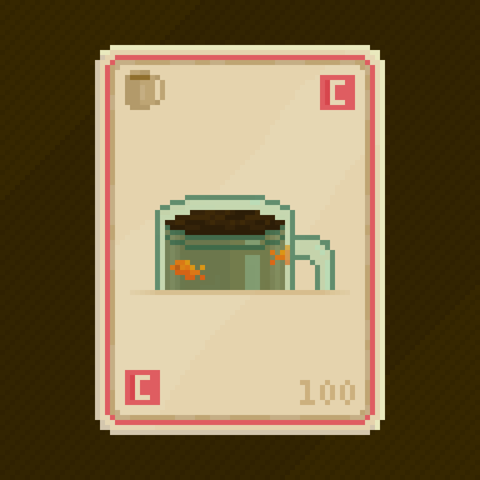 New Caffeine Card incoming: Aquarium Mug ☕️🐠🩳

From <a href="/Algobrian/">yourexitliquidity</a> and <a href="/TypewriterAlgo/">typewriter.algo</a> submissions in the <a href="/ArtSchoolFC/">Art School Fight Club</a> contest 🎨

One of the many Gm Party prizes!
x.com/coffeebits_nft…