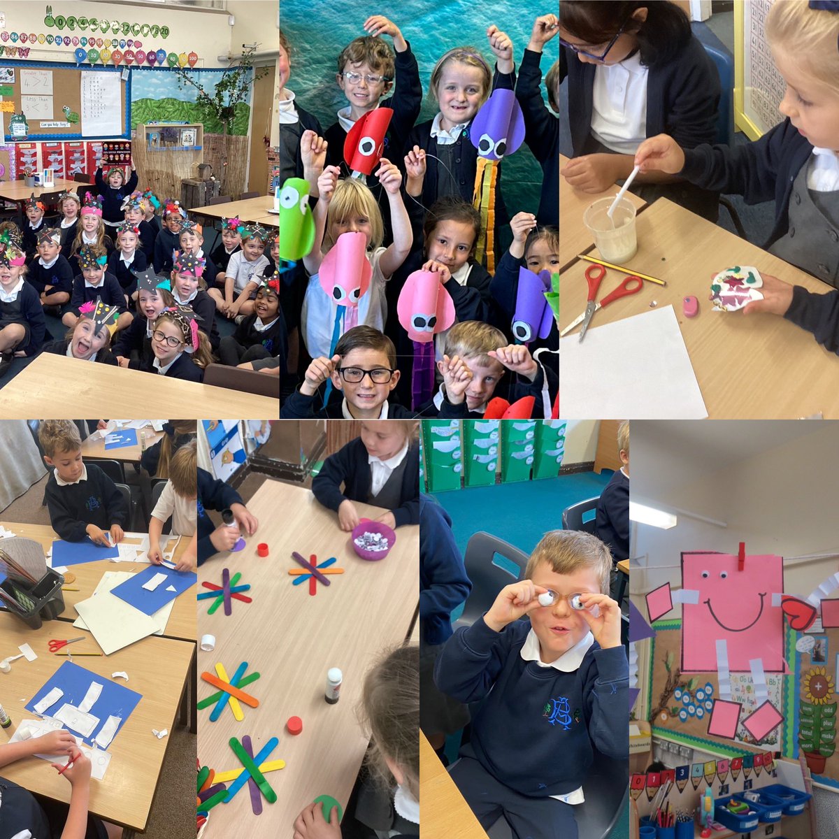 We have been craft making based on some fabulous books #LiverpoolMathsParty 📚