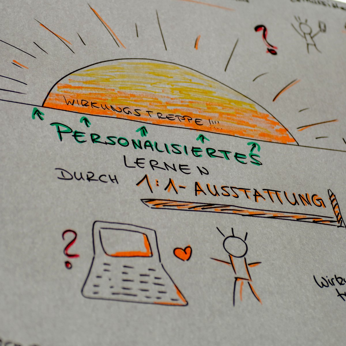 ForumBilDig's tweet photo. Große Utopien fangen im Kleinen an. Deswegen arbeiten die Schulleitungen und -träger beim #LabBD 2023 kooperativ daran, Prototypen für ihre Vorstellung von Schule zu entwerfen. So kann über die eigene utopische Idee kommuniziert werden. #twlz https://t.co/NPdp32V3fl
