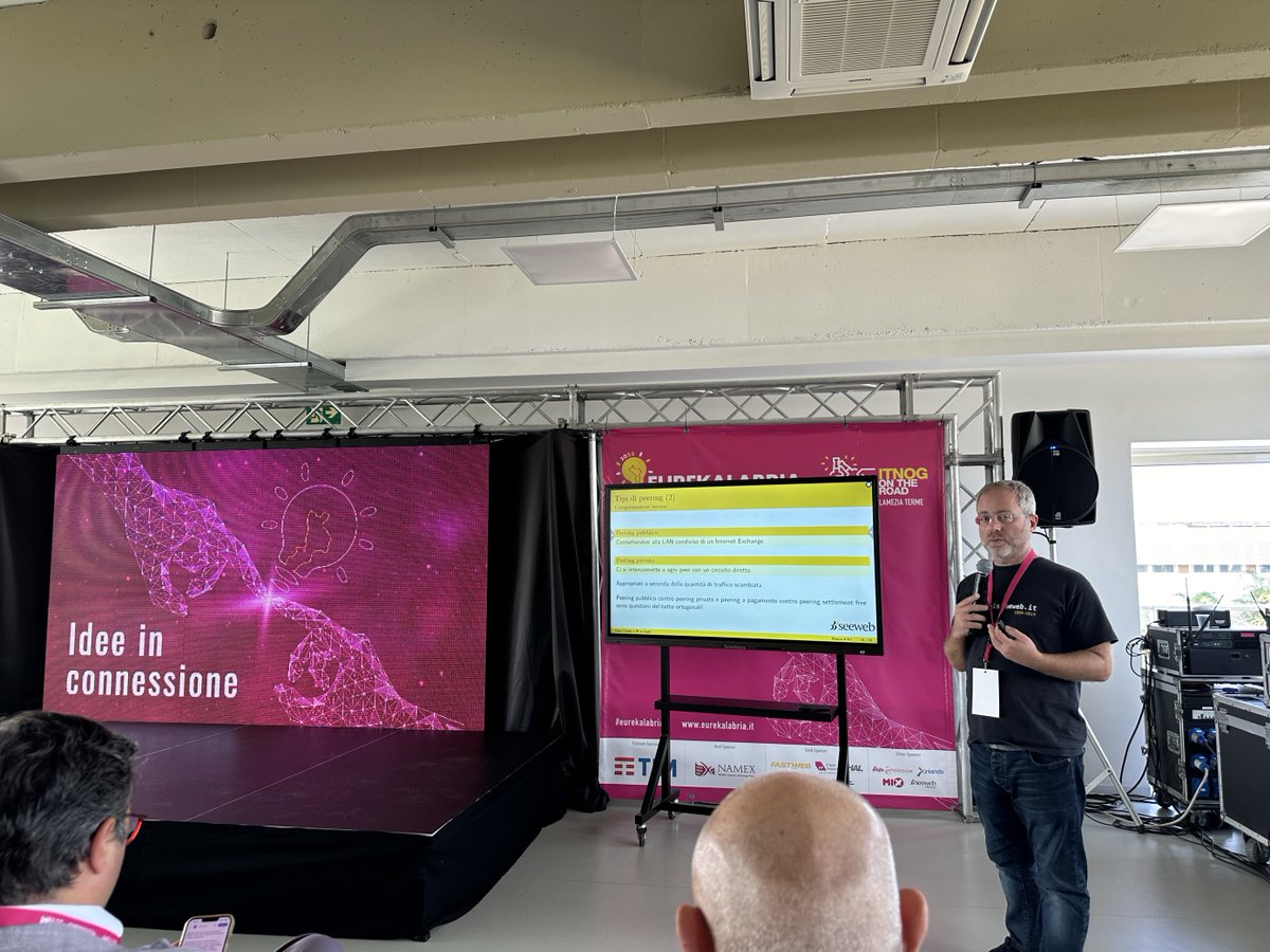 seeweblive's tweet photo. Il 27 settembre abbiamo partecipato alla seconda edizione di #Eurekalabria, l’evento dedicato agli Internet Service Provider e agli operatori #ICT della Calabria.
#Eurekalabria #ITNOG #Connettività #Innovazione #Calabria #internetserviceprovider #dati #connettività @rfc1036 https://t.co/c7PclSTDL9