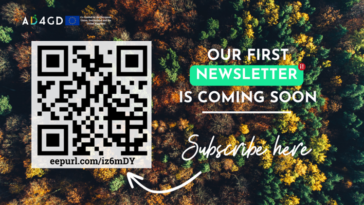 Have you heard? 📣 In less than two weeks we will be sending the first bianual AD4GD #newsletter! 🥳 Subscribe to follow how we are contributing to the development of the #EUGreenDeal data space & enjoy some surprises! 🌍 Friendly sign-in form 👉eepurl.com/iz6mDY