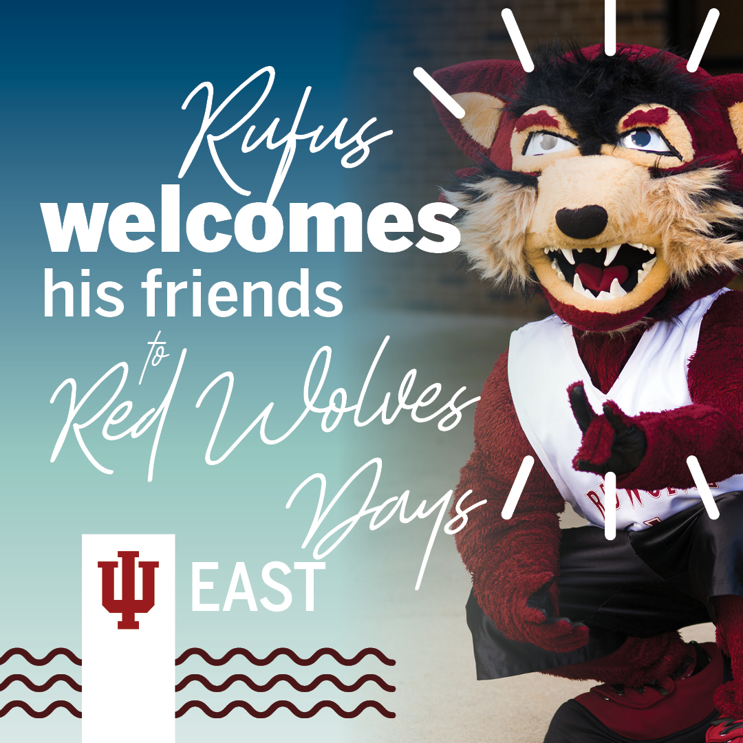 🐺 Rufus looks forward to greeting his guests visiting @iueast on Day 3 of Red Wolves Days! 🐺

Today's guests:

@KnightsofNHS 
@TV_Schools 
@Principal_JCHS 
@CHSSpartanPrin 
@suptPrebShawnee 

#CollegeGo #CAW2023 @learnmorein