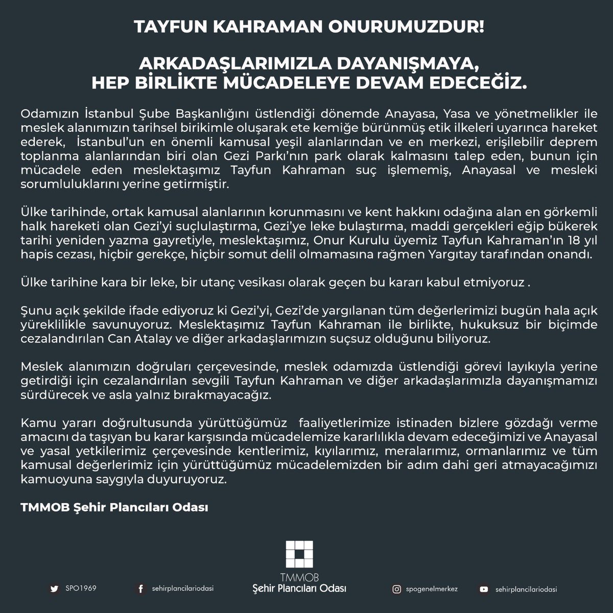 SPO1969's tweet photo. TAYFUN KAHRAMAN ONURUMUZDUR! 

ARKADAŞLARIMIZLA DAYANIŞMAYA, HEP BİRLİKTE MÜCADELEYE DEVAM EDECEĞİZ. 

https://t.co/3ss5bmmi4Q https://t.co/lwuUbhebkw