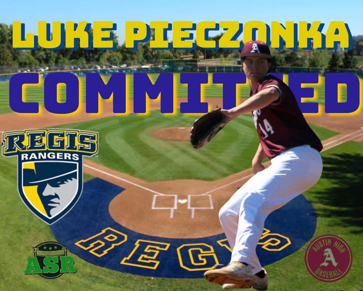 Austin Scouting and Recruiting (@austinsr_) on Twitter photo 🚨COMMITMENT ALERT🚨
Congratulations Luke, keep working hard young man!!
<a href="/Luke_Pieczonka/">Luke Pieczonka</a>
<a href="/RegisUBaseball/">Regis University Baseball</a> 🚨COMMITMENT ALERT🚨
Congratulations Luke, keep working hard young man!!
<a href="/Luke_Pieczonka/">Luke Pieczonka</a>
<a href="/RegisUBaseball/">Regis University Baseball</a>
