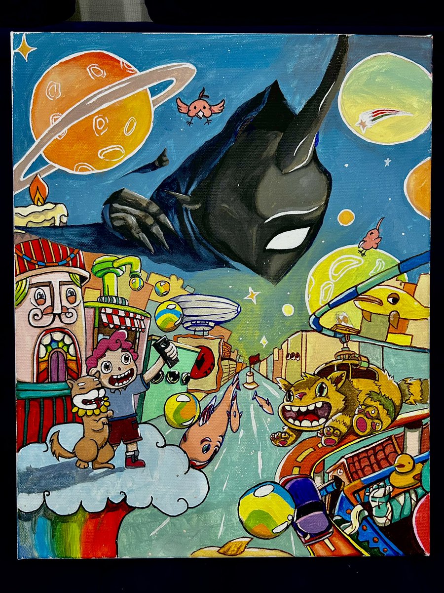 moon_tekeb's tweet photo. When two worlds collide / The intruder 

art by me 

@KentaroClub 
@CreepCrewNFT https://t.co/6payCVhrjT