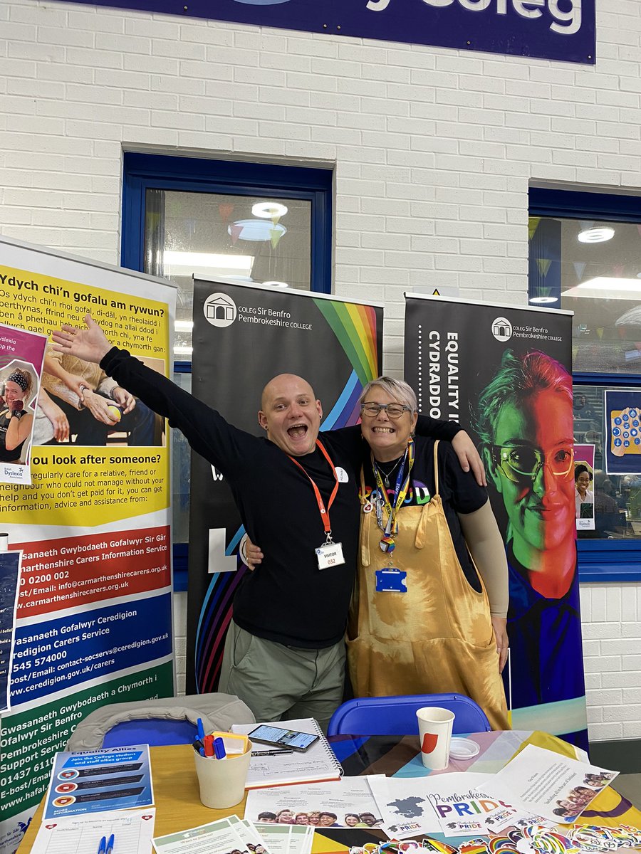 PembsCollege's tweet image. The theme for National Inclusion Week 2023 is Take Action Make Impact.
 
To support this, we had an array of stalls in the Atrium this week to encourage staff and learners to make a pledge to be more inclusive.
 
@PridePembs 
@AntiRacismDay
@Art_is_anAvenue 

#InclusionWeek