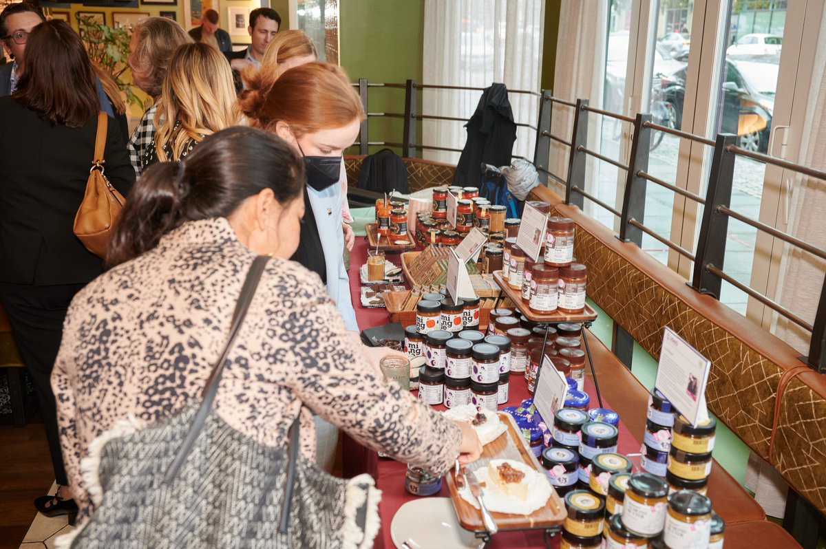 USAID_CATALYZE's tweet photo. This week, we had the opportunity to taste and explore 28 remarkable products made by 11 Serbian and Bosnian women-owned/run businesses. @USAIDSerbia @USAIDBIH @USAIDEurope 1/3 https://t.co/VMgjB9Umic